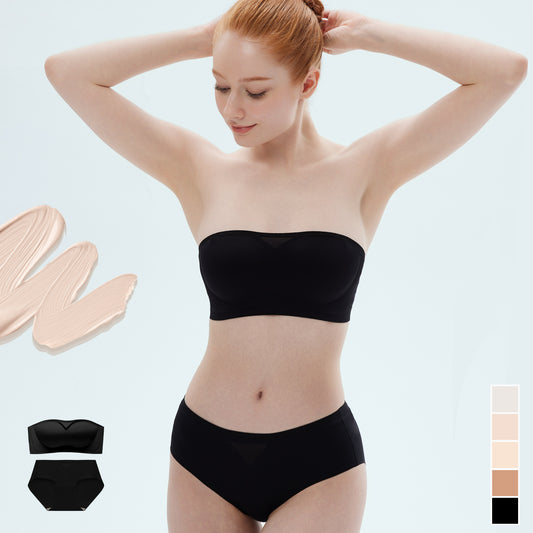 ストラップレスブラ チューブトップ