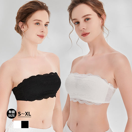 Softcute ストラップレスブラ チューブブラ ブラトップ ノンワイヤーブラ