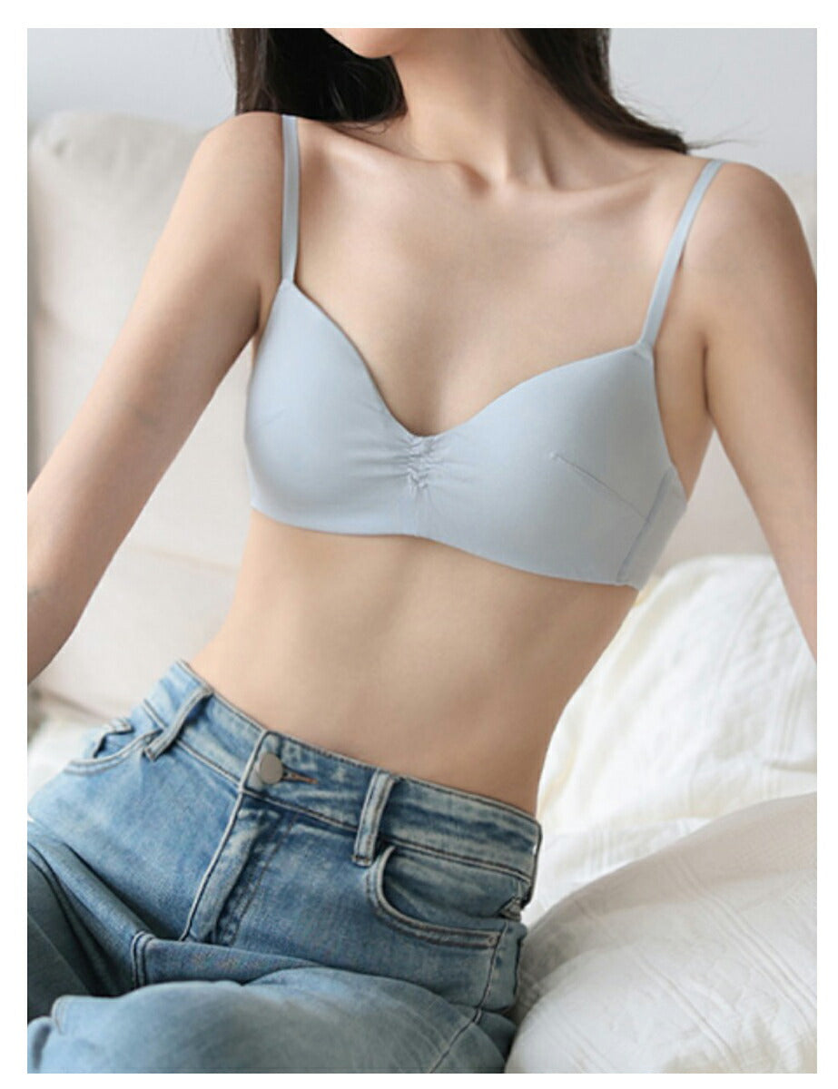 ブラジャー ノンワイヤー ブラレット 三角ブラ