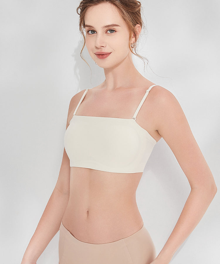 Softcute ストラップレスブラ 落ちない