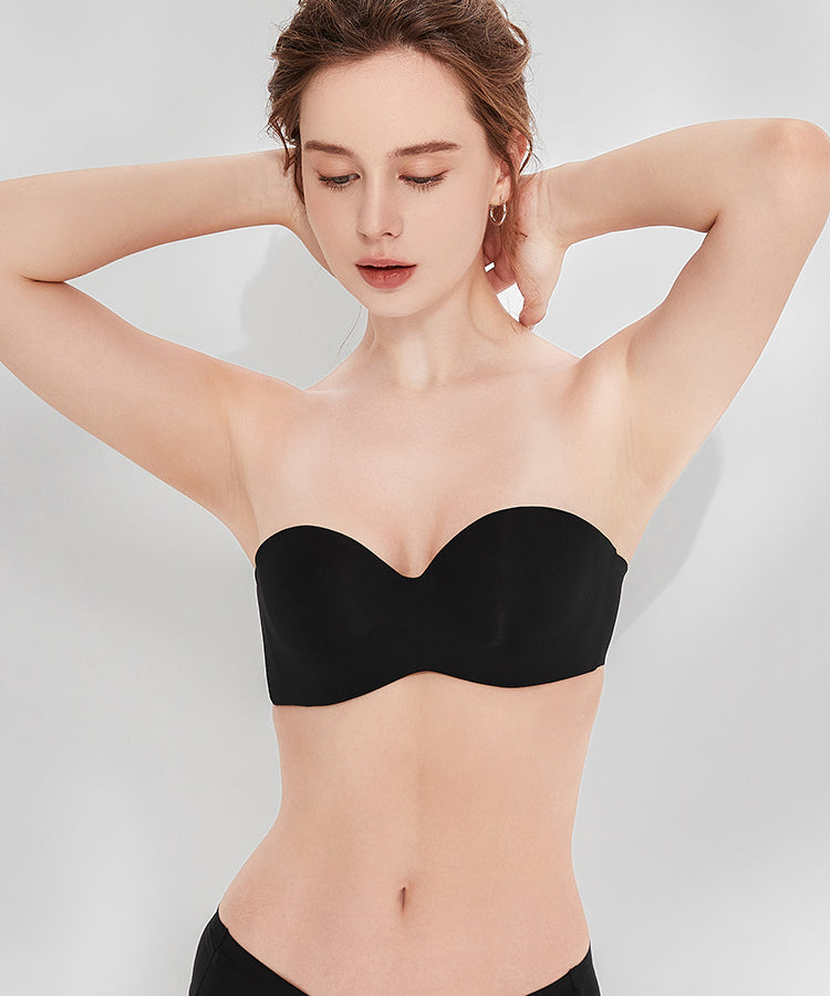 盛りたい派にオススメ!Softcute ストラップレスブラ 2way