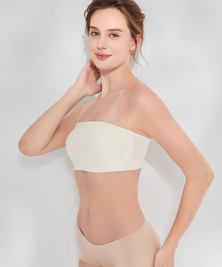 Softcute ストラップレスブラ 落ちない