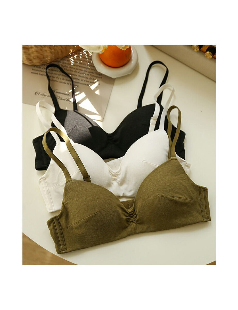 ブラジャー ノンワイヤー ブラレット 三角ブラ
