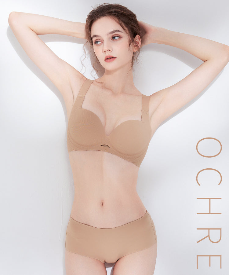 ブラジャー ショーツ セット ノンワイヤー ブラジャー