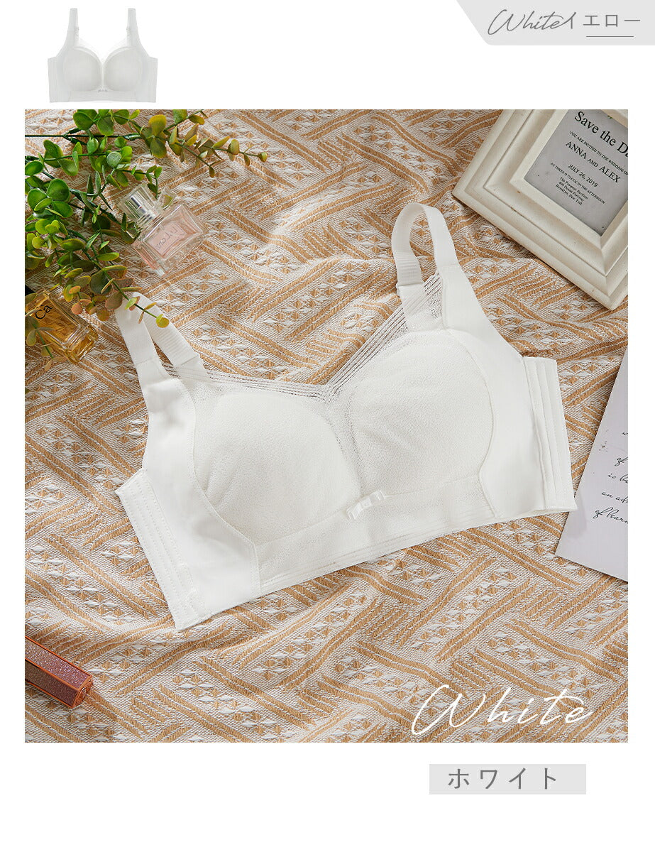 小さく見せる ブラ ノンワイヤー