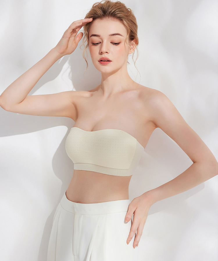 Softcute ストラップレスブラ チューブブラ ストラップレスブラ 落ちない ずれない