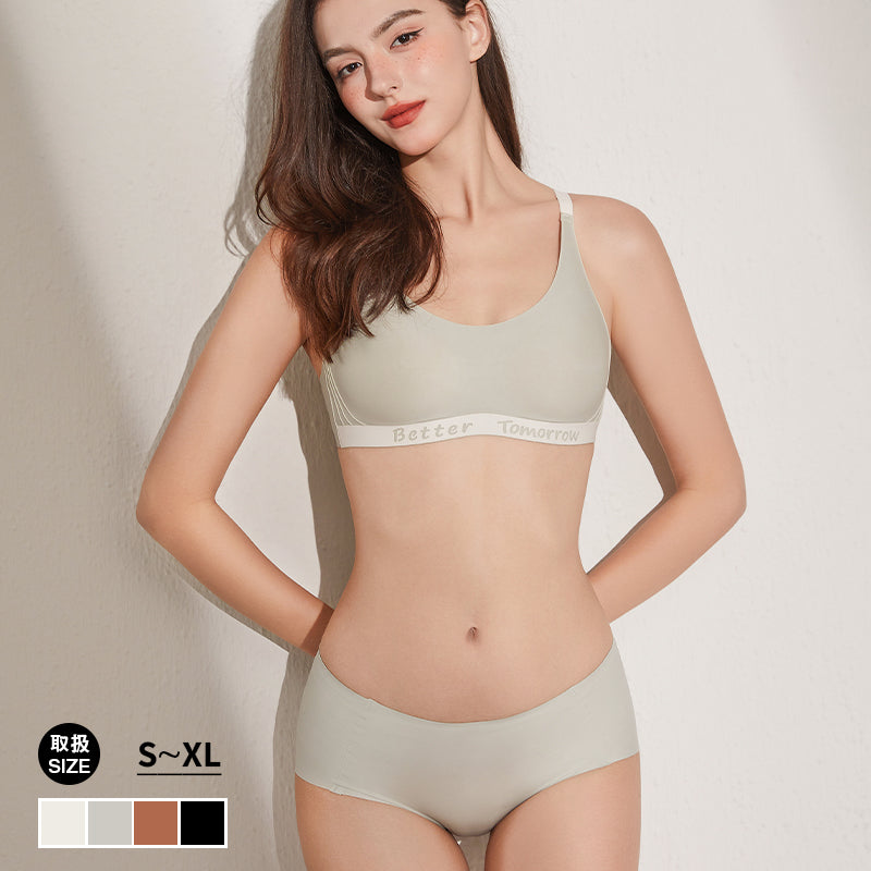 ブラジャー ショーツ セット ノンワイヤー