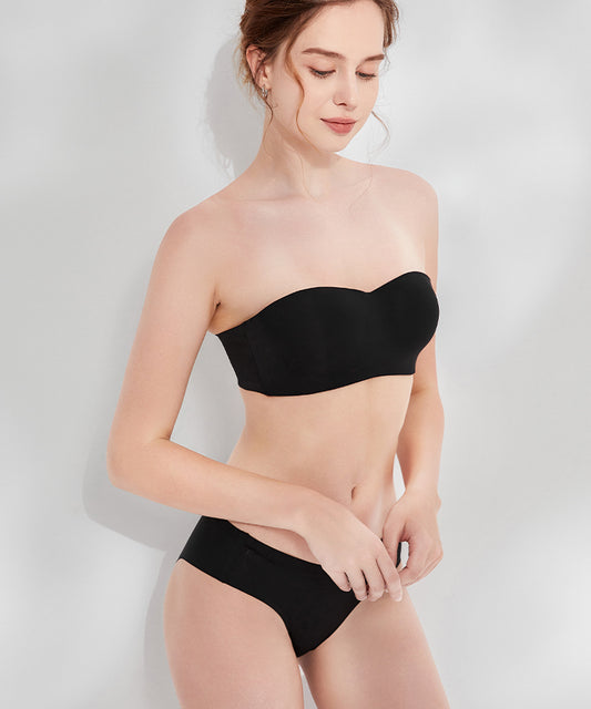 ブラ&ショーツセット ストラップレスブラ