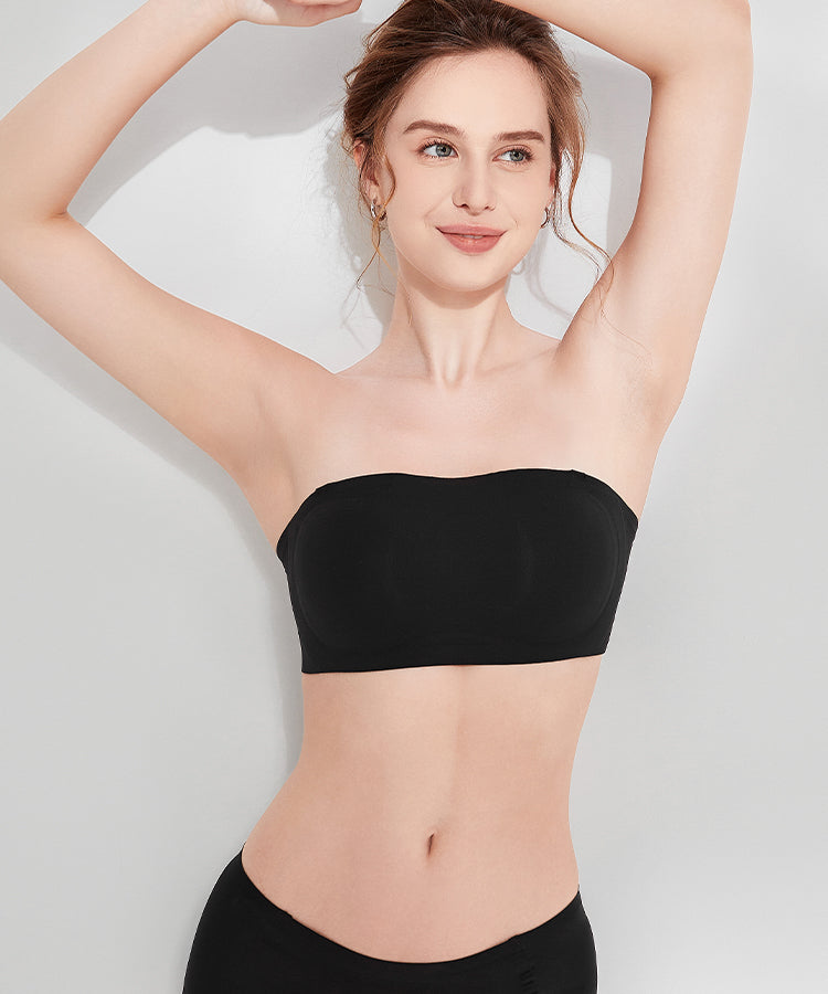 Softcute ストラップレスブラ 落ちない
