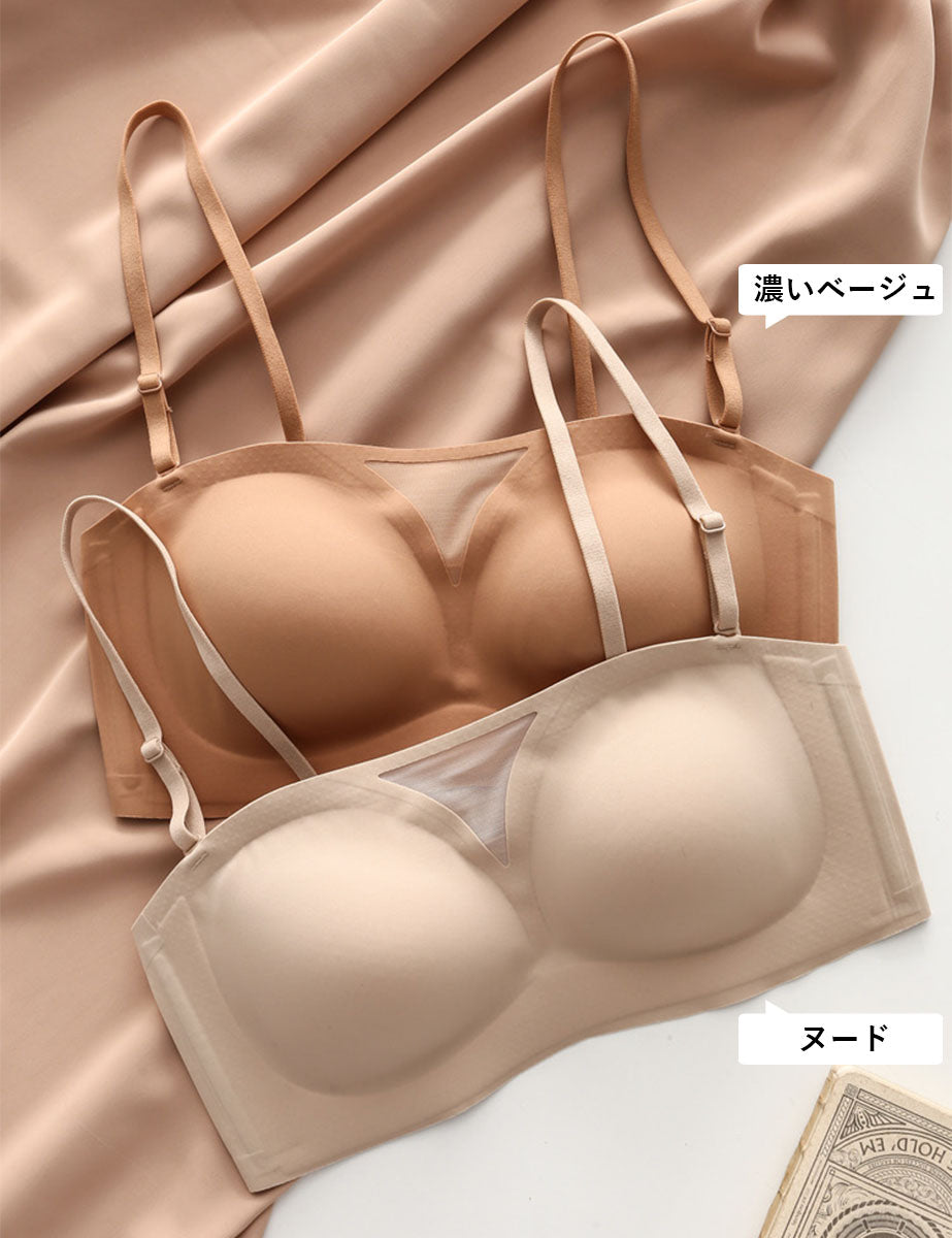 ストラップレスブラ チューブトップ ブラ