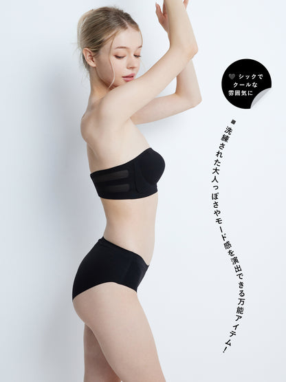 ストラップレスブラ チューブトップ