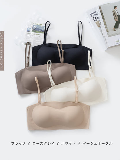 Softcute ストラップレスブラ 落ちない