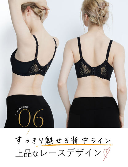 大きな胸を小さく見せる、美シルエットに