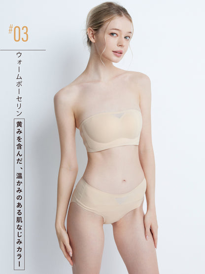 ストラップレスブラ チューブトップ