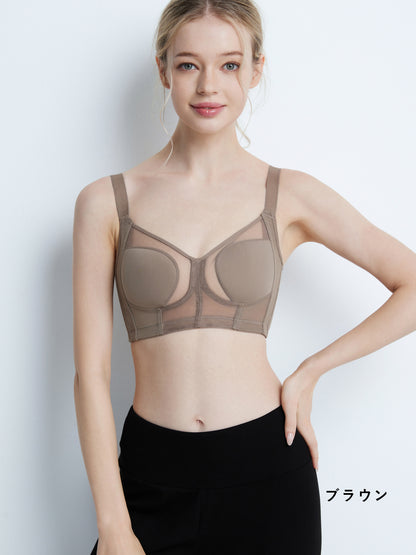 胸を小さく見せるブラ