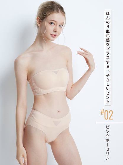 Softcute ストラップレスブラ