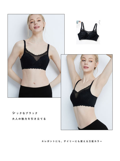 大きな胸を小さく見せる、美シルエットに