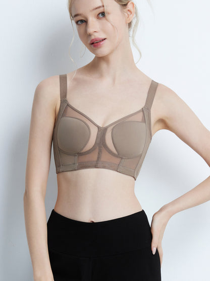 胸を小さく見せるブラ