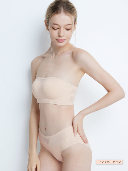 Softcute ストラップレスブラ