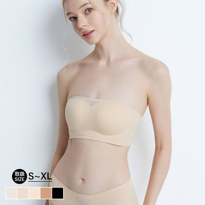 Softcute ストラップレスブラ