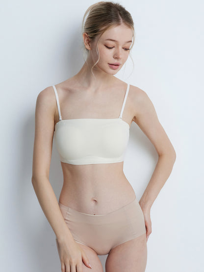 Softcute ストラップレスブラ 落ちない