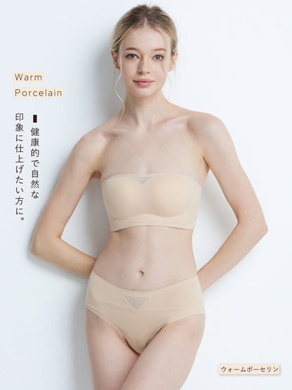 Softcute ストラップレスブラ