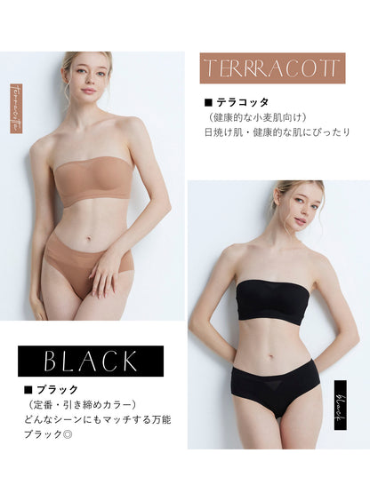 ストラップレスブラ チューブトップ