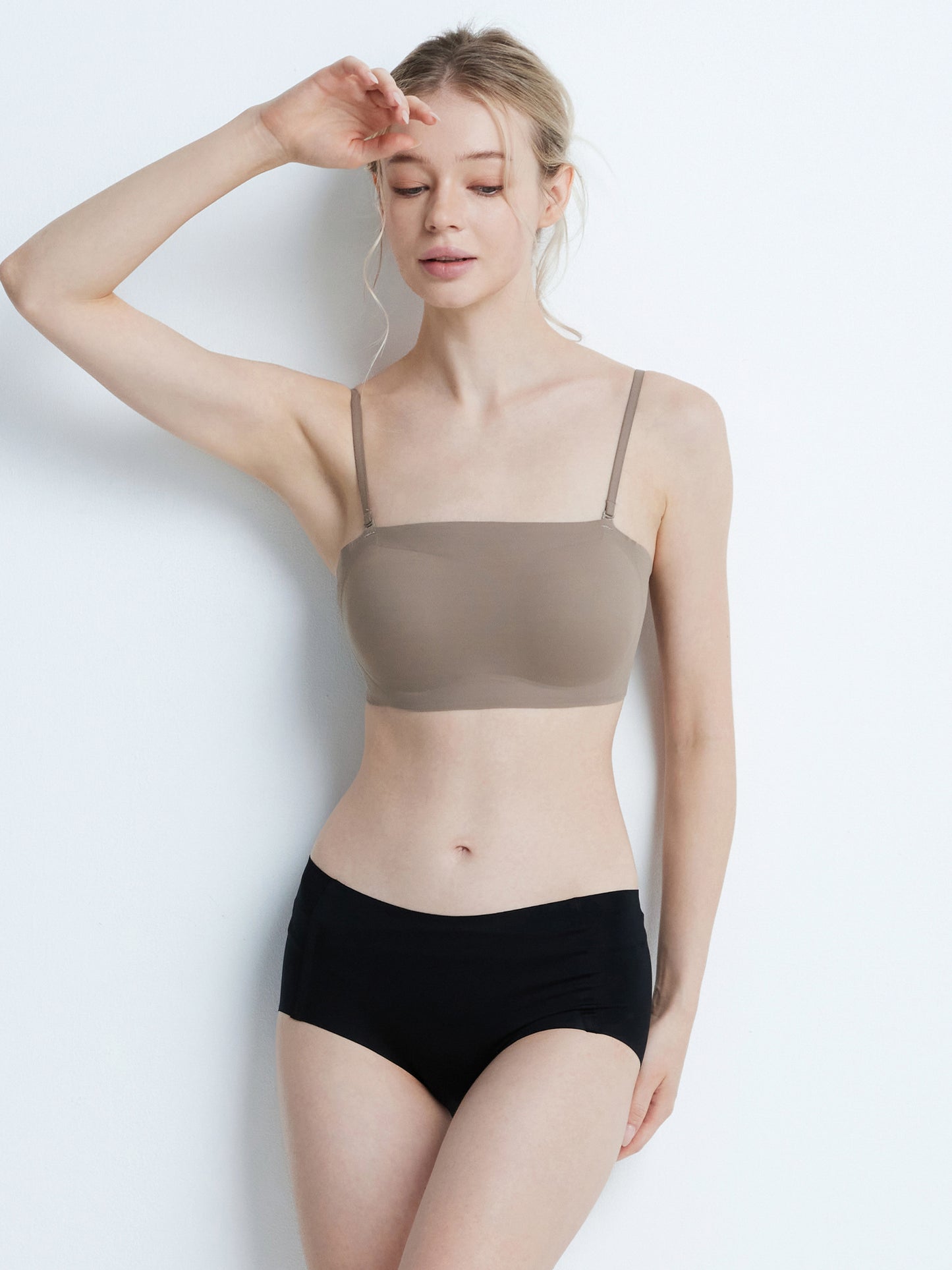 Softcute ストラップレスブラ 落ちない