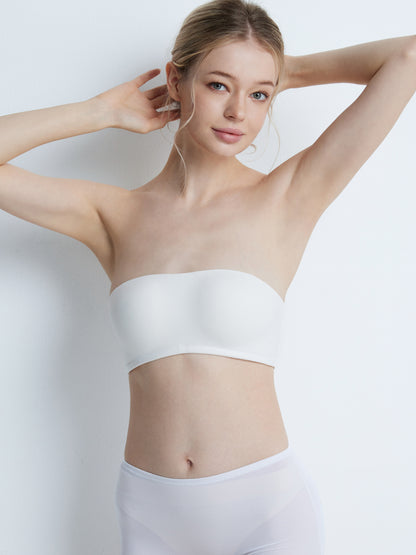 2way ストラップレスブラ 落ちない ずれない 紐なしブラ